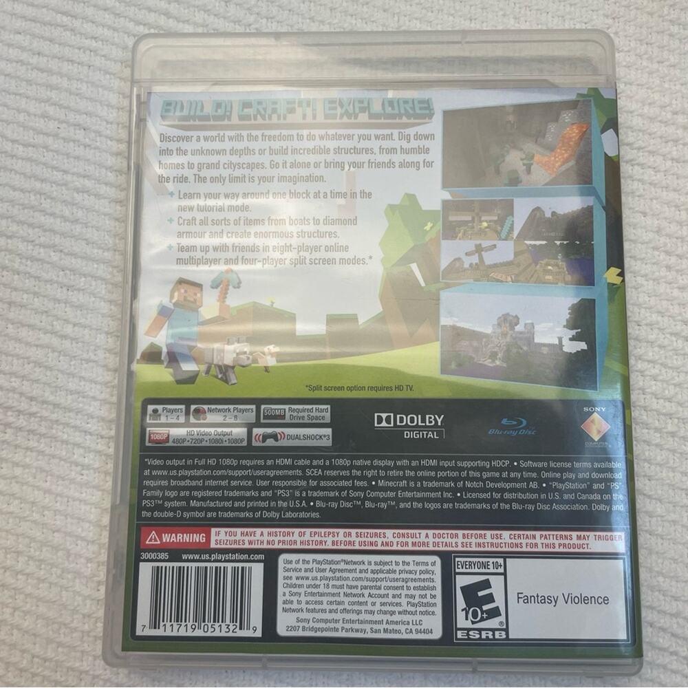 PS3 MINECRAFT - Picture 3 of 4